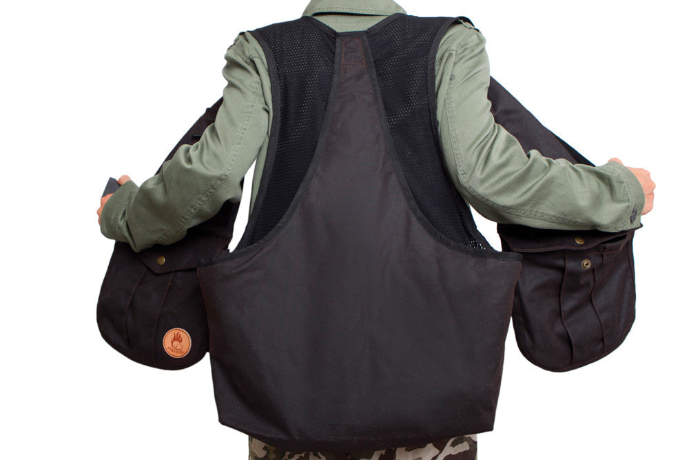 Firedog Dummy Weste "Hunter Air" aus gewachster Baumwolle